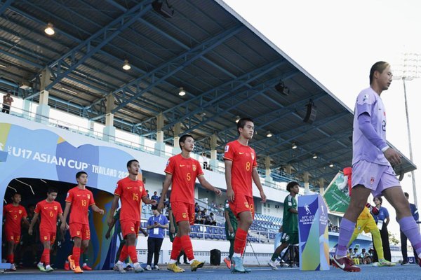 控球率碾压下中国U17逆袭3-1击败沙特