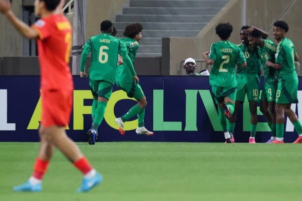 U17亚洲杯-沙特1-3中国全场数据：控球率65%-35%，射正2-7